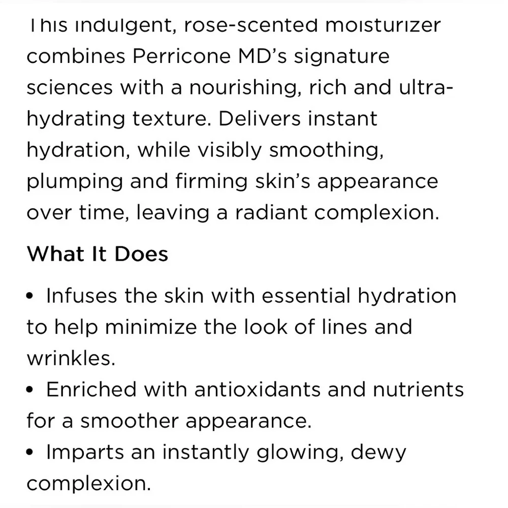 Perricone MD High Potency Classics Face Finishing & Firming Moisturizer
